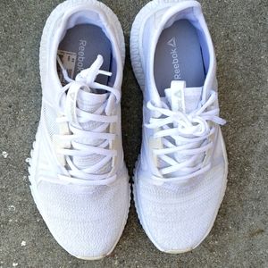Reebok white shoes